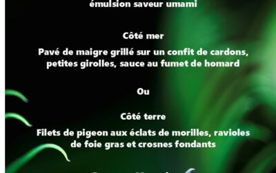 Menu de Fêtes